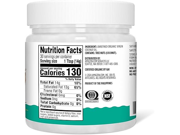 Amazon Grocery, Organic Virgin Coconut Oil