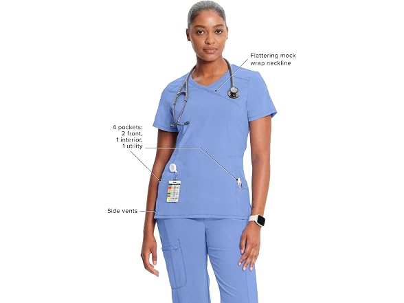 Cherokee Infinity Scrub Top for Women
