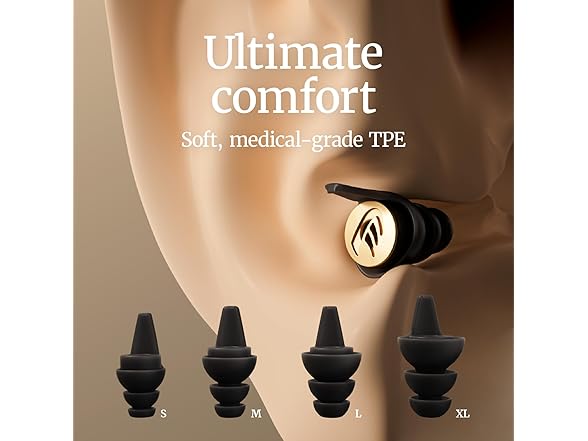 Dynamic ear filter -25 dB Earplugs
