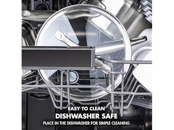 GreenPan 8.5" Universal Glass Lid with Stainless Steel Handle