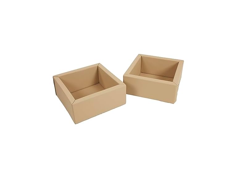 ECR4Kids SoftZone Play Patch Toy Bins, Beginner Playset, Sand, 2-Pack