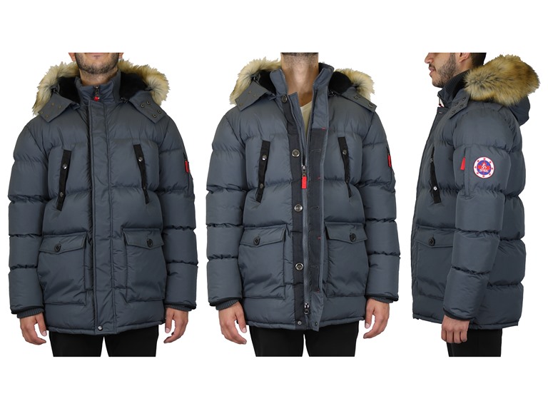 Mens Heavy Tech Bubble Parka Jacket
