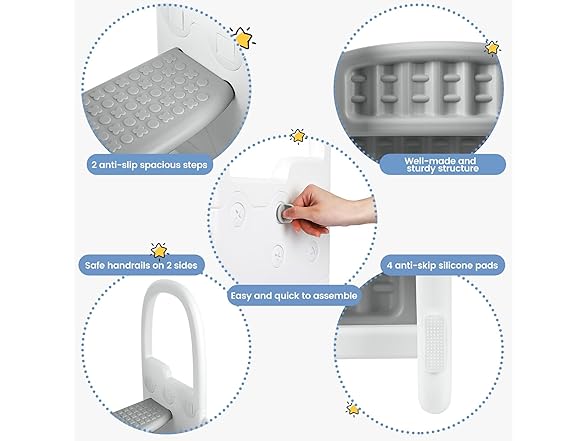 IDEALHOUSE Toddler Step Stool