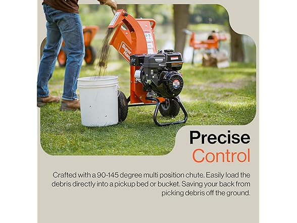 SuperHandy Mini 3in1 Wood Chipper - 7HP