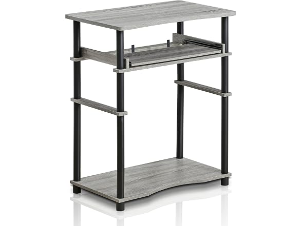 Furinno 10016GYW/BK Home Laptop Notebook Computer Desk