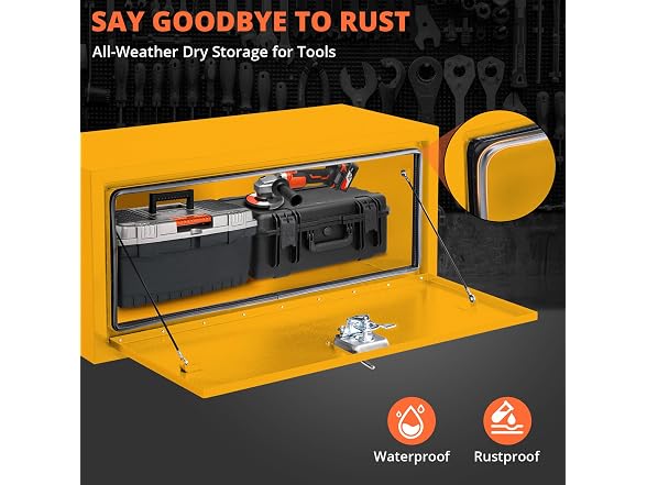 MOVECOM Steel Heavy Duty Truck Bed Tool