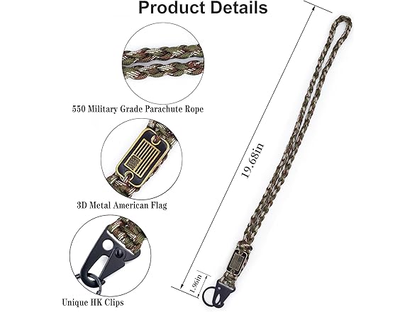 Heavy Duty Paracord Keychain