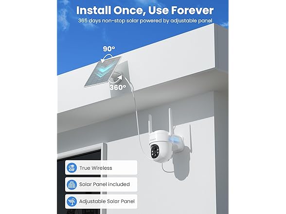 Solar Wireless Security Camera Outdoor