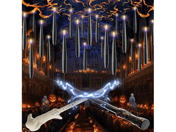 HP Floating Candles 20 Pack Black