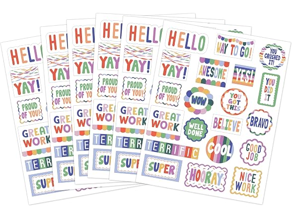 Teacher Created Resources Color Crush Stickers