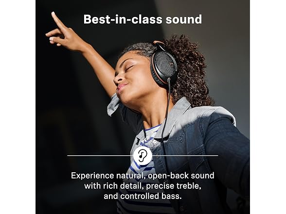 (NEW) Sennheiser HD 505 Wired Open-Back Audiophile Headphones