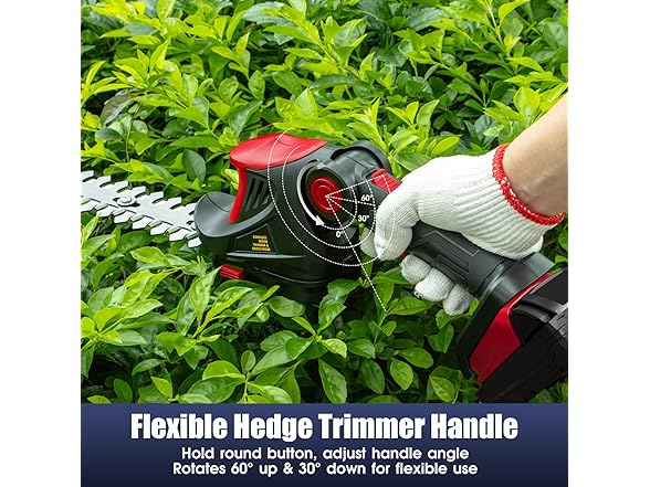 3D VO INN Hedge Trimmer Cordless | Battery Not Included