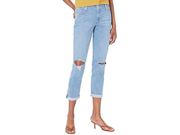 Paige Women (27) Brigitte Mid Rise Boyfriend Jeans