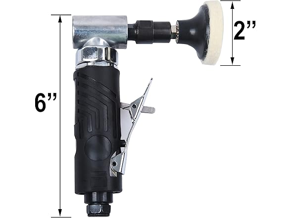 Angle Air Die Grinder 1/4" w/4 Discs