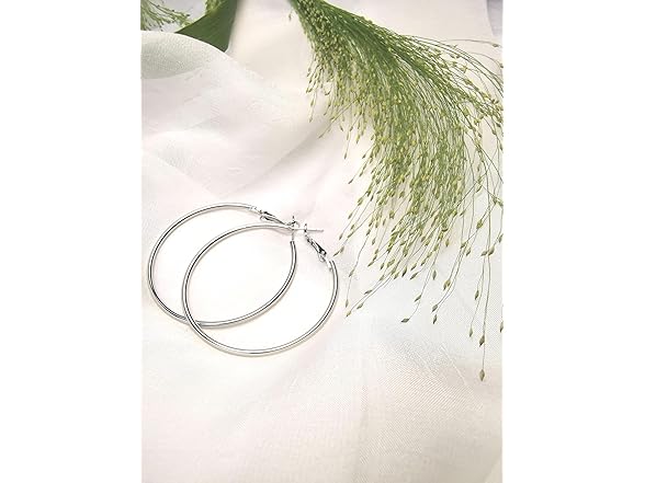 Hoop Earrings 3 Pairs Sterling Silver