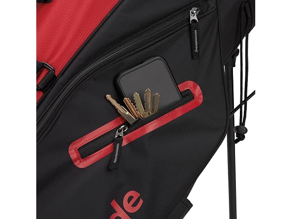 TaylorMade Golf 2023 Black/Red Classic Stand Golf Bag
