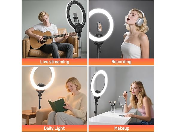 ALTSON 14in Selfie Ring Light w/ Tripod