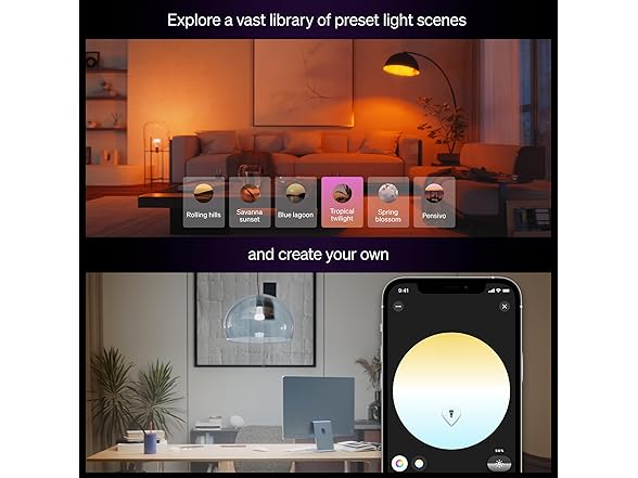 Philips Hue Smart LED A19 Bulb 4-Pack