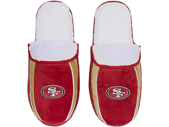 SAN FRANCISCO 49ERS Sherpa Slide Slippers (13-14)