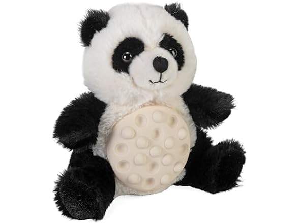 Wild Republic Poppykins Mini Panda Stuffed Animal - 7.5"