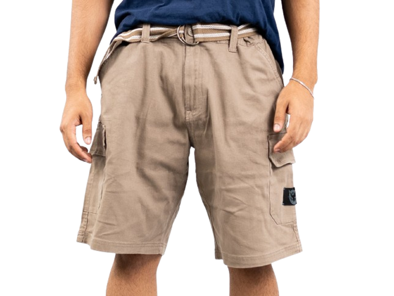 Bay York Men's Adventure Cargo Short with Belt