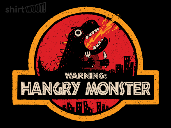 Warning Hangry Monster