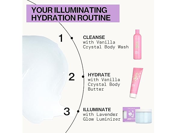 Pacifica Lavender Glow Shimmering Body Jelly