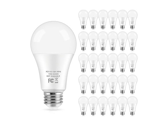 30 Pack- 5000k Daylight White