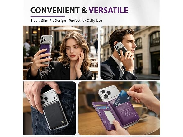 VEWWA Magnetic Wallet for iPhone