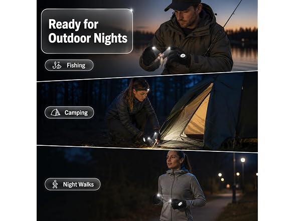 Mylivell CON-02 LED Flashlight Gloves