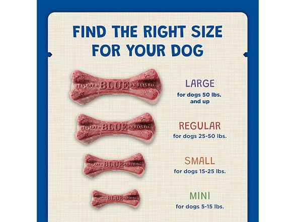 Blue Buffalo Dental Bones Mini Natural Dog Treats