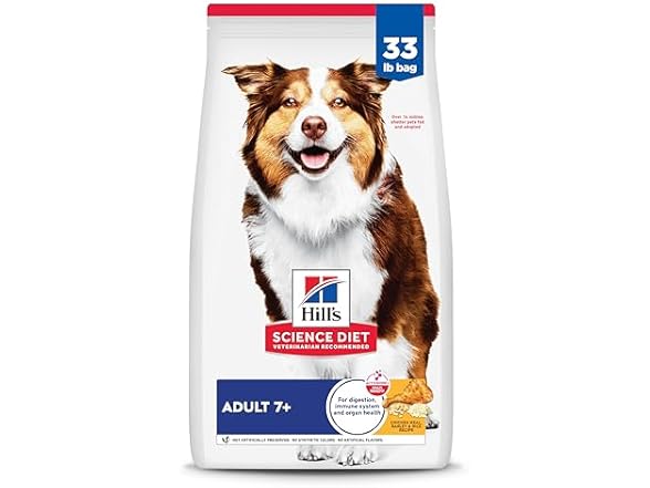Hill's Science Diet Adult 7+ Dry Dog Food 33 lb.