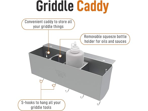 Yukon Glory Stainless Steel Griddle Caddy