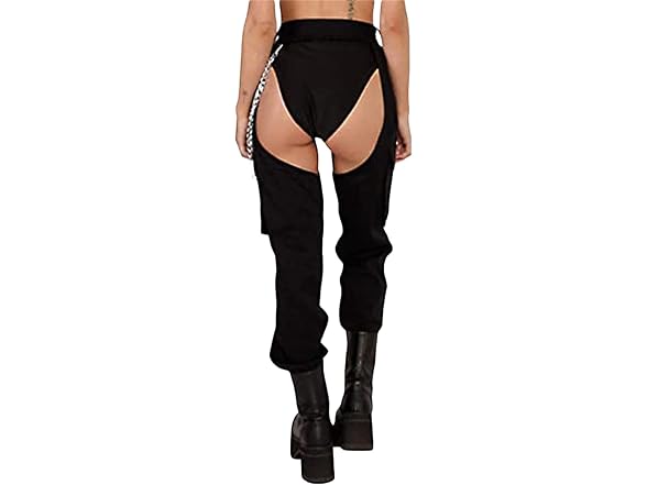Vilagrah Women (S) Buckle Bottomless Pants Pants