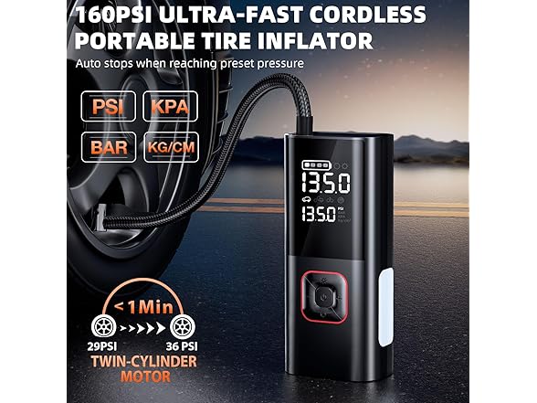 PIRAIL Jump Starter with Air Compressor