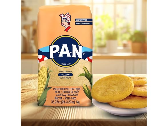 PAN Pre Cooked Yellow Corn Meal 2.2lb 10 Pack