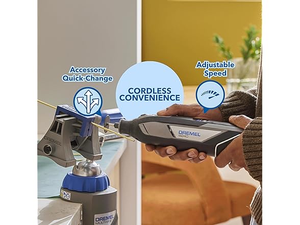 Dremel 8240AE Cordless Rotary Took Kit Black/Gray
