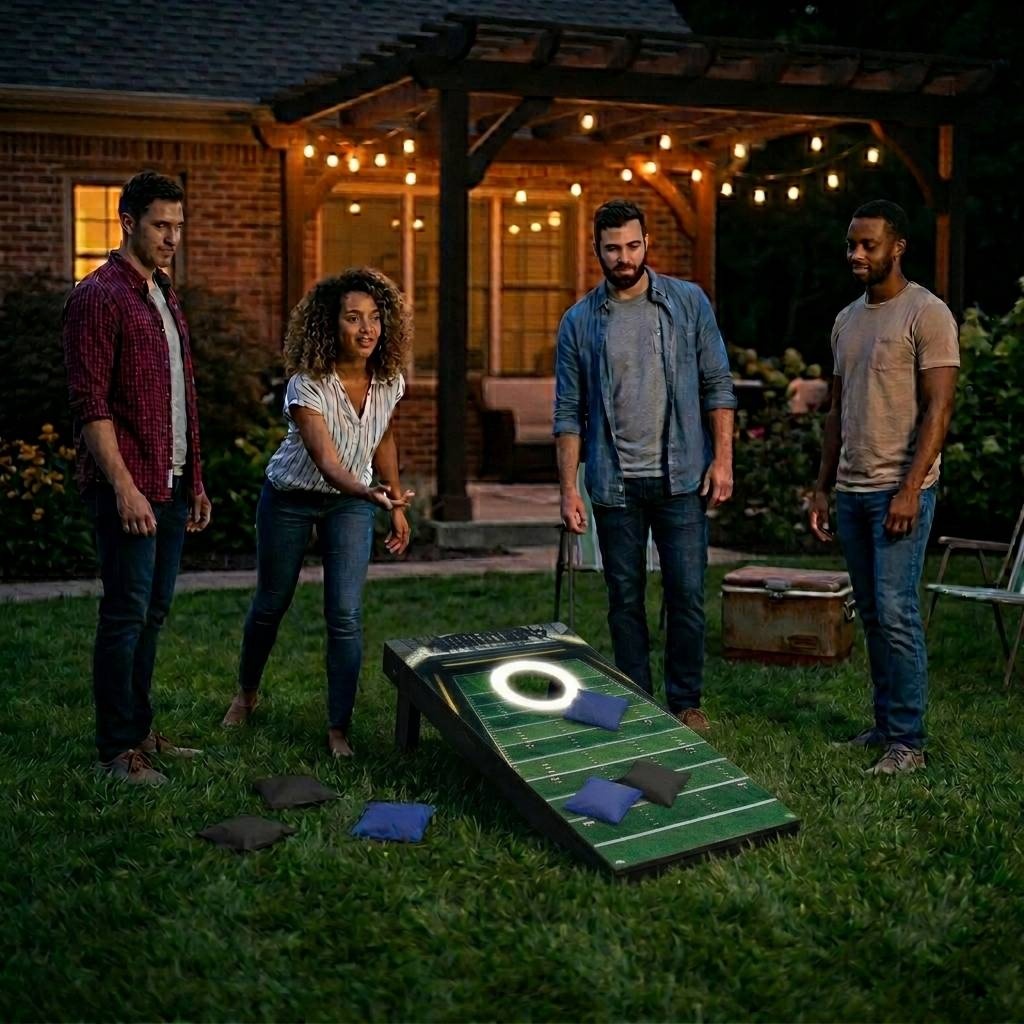 LED Bean Bag Toss Game Set - Gallery 6