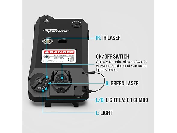 VOTATU V840 Green &IR Laser Light Combo