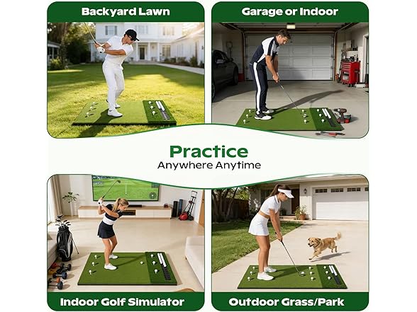RIKADE Golf Mat, 5 x 4ft