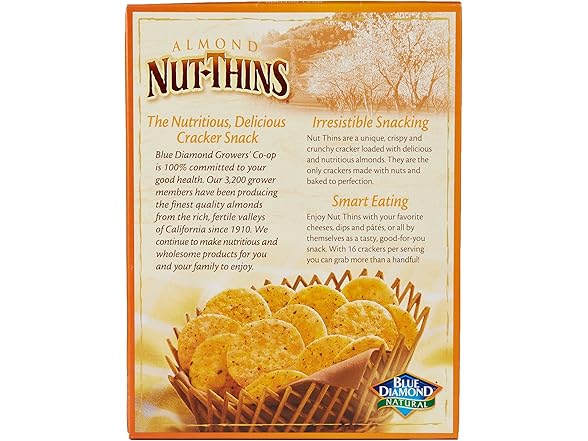 Blue Diamond Almonds Cheddar Nut-Thins, 4.2