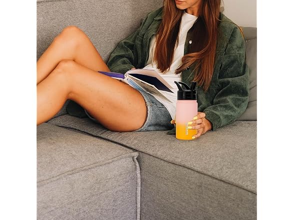 BJPKPK Insulated Water Bottle, 15oz Lavender
