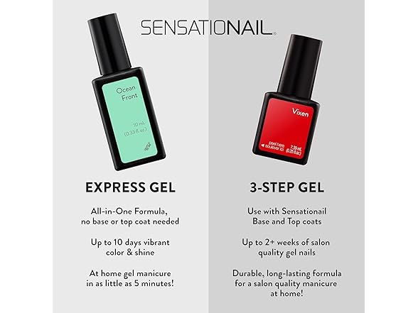 Sensationail Express Gel One Step Nail Polish Mermaid