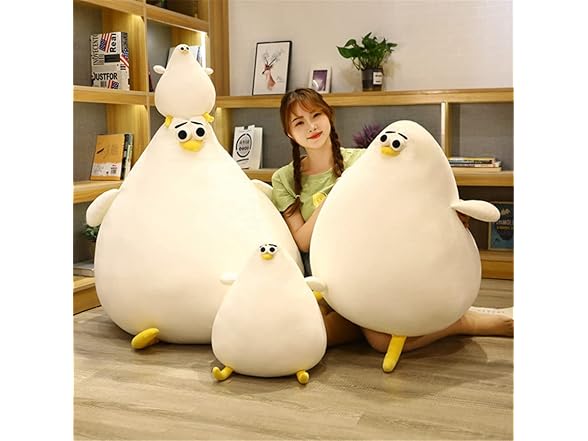 Funny Mother Hen Plush Toy Pillow