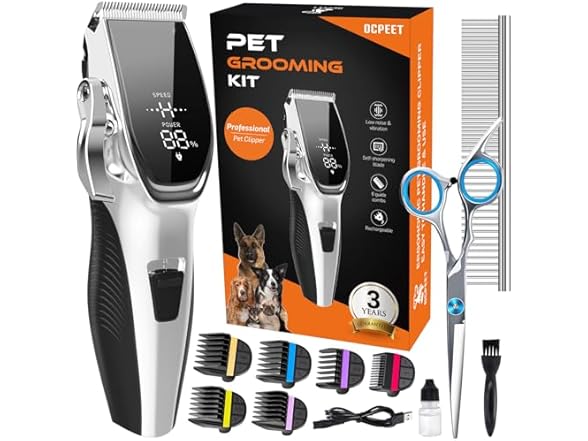 OCPEET W0392 Cordless Dog Grooming Kit