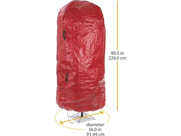 Whitmor Christmas Tree Bags Red