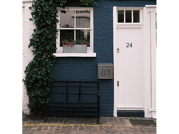 Number 1 8.5 Inch House Numbers Self-adhesive