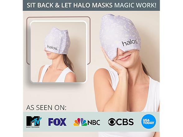 MyHalos Migraine Relief Cap Violet