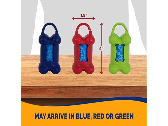 Arm & Hammer Dog Bone Shape Poop Bag Dispenser w Bags