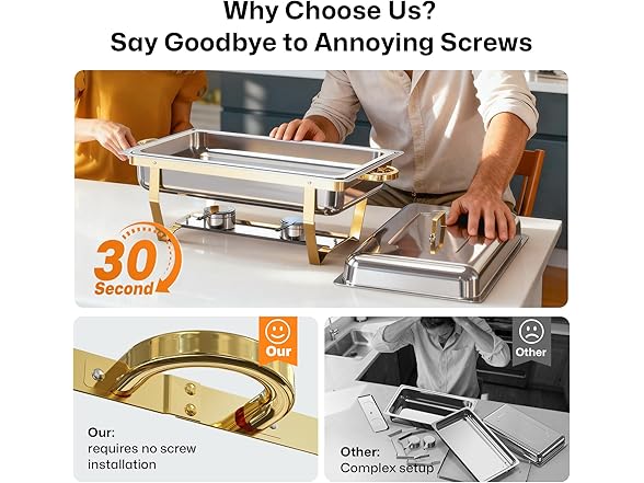 MCY Chafing Dishes for Buffet